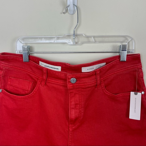 Anthropologie Pilcro Hyphen Red Rogue Shorts Size 30 | Run large - Picture 6 of 12